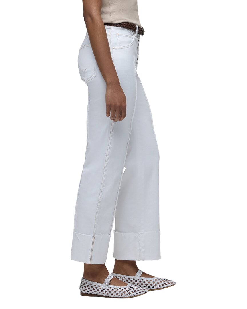 Hudson Jeans Rosie High Rise Pintucked Wide Leg Jean
