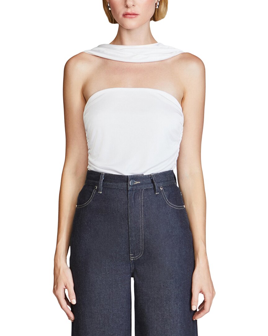 Et Ochs Joss Ruched Crop Top