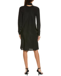 Helmut Lang Opaque Scarf Silk Dress