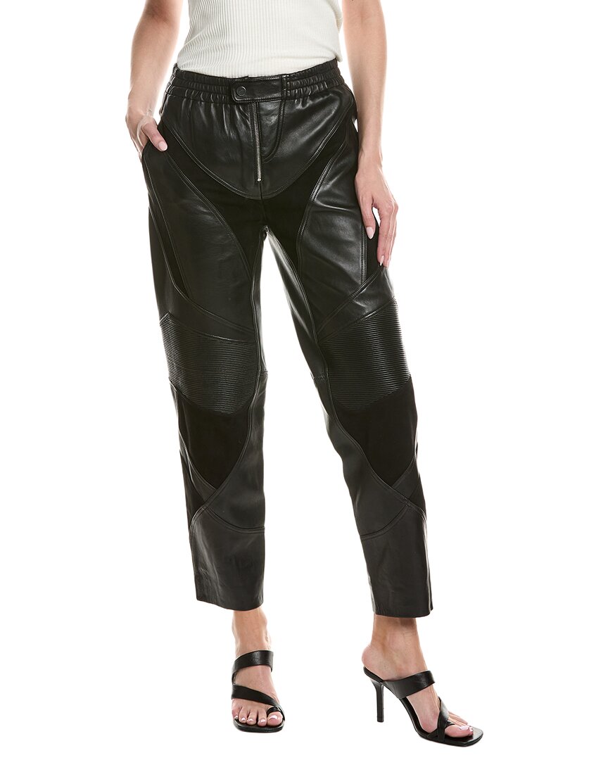 Helmut Lang Leather & Suede Bmx Pant