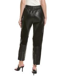 Helmut Lang Leather & Suede Bmx Pant