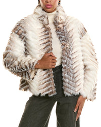 Stella + Lorenzo Faux Fur Coat