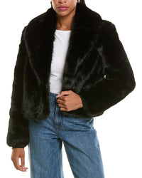 Stella + Lorenzo Faux Fur Coat