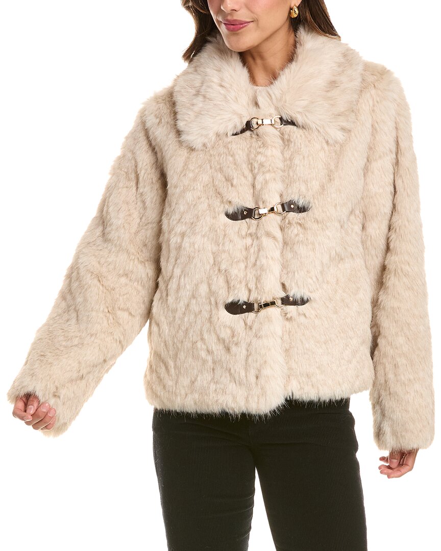 Stella + Lorenzo Faux Fur Coat