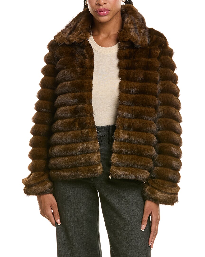 Stella + Lorenzo Faux Fur Coat