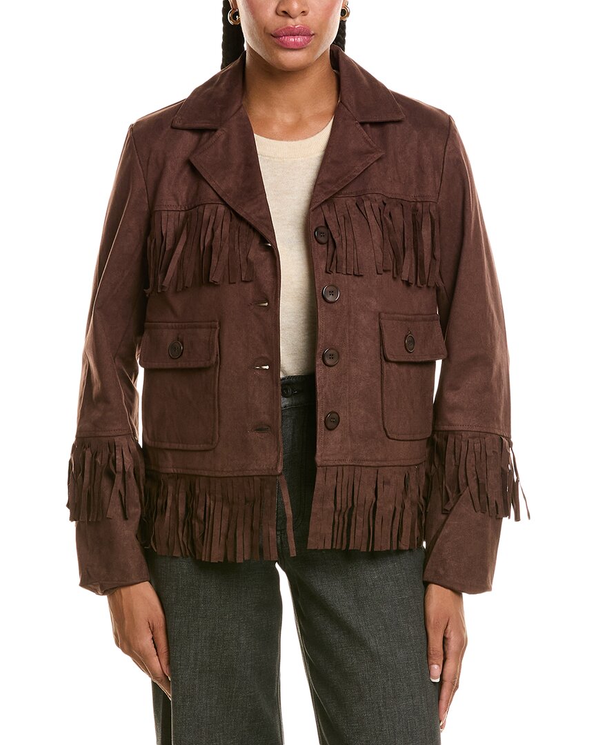 Stella + Lorenzo Short Fringe Jacket