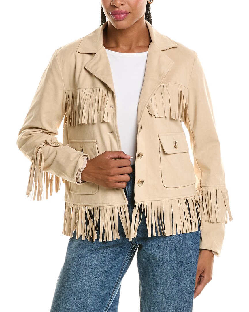 Stella + Lorenzo Short Fringe Jacket