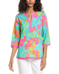 Gretchen Scott Embellished Icon Iris Top