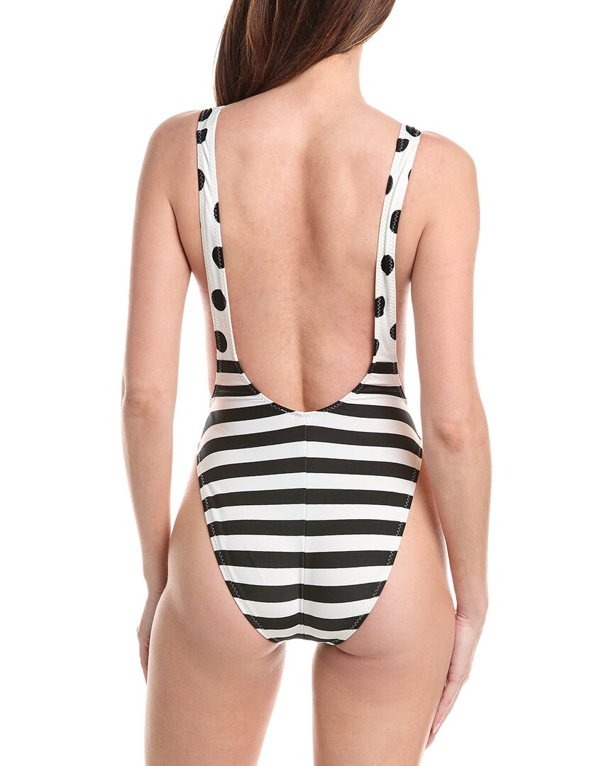 Norma Kamali Spliced Marissa One-Piece