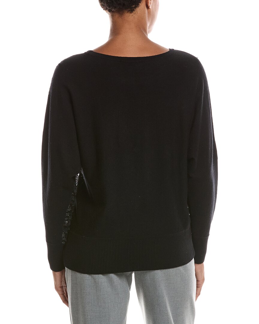 Joseph A. Joseph A. Allover Sequin Overlay Dolman Sweater