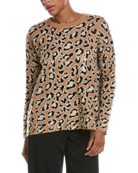 Joseph A. Lurex All Over Leo Crewneck Top