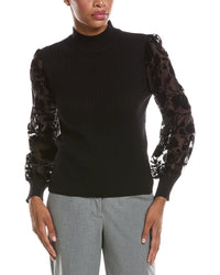 Joseph A. Joseph A. Burnout Mock Neck Top