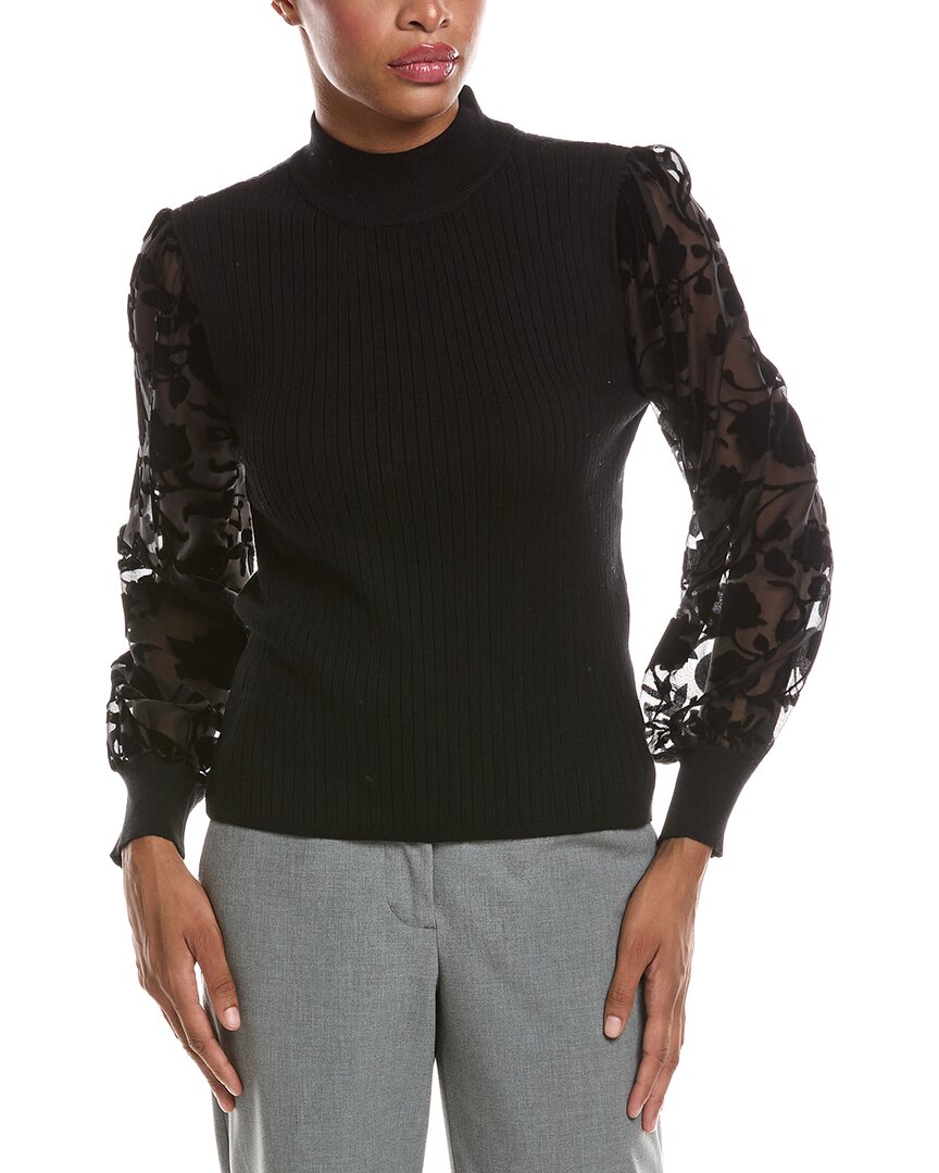 Joseph A. Joseph A. Burnout Mock Neck Top