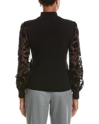 Joseph A. Joseph A. Burnout Mock Neck Top