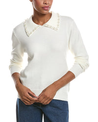 Joseph A. Joseph A. Johnny Collar Sweater