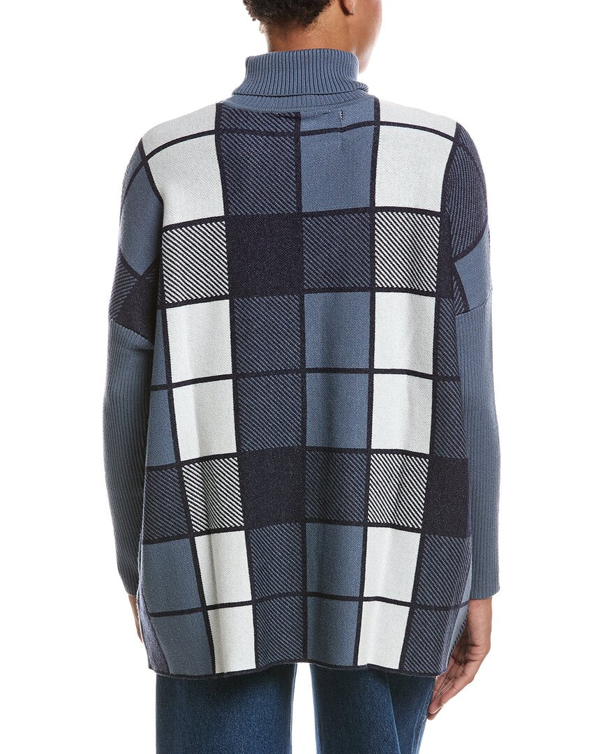 Joseph A. Turtleneck Pullover Poncho