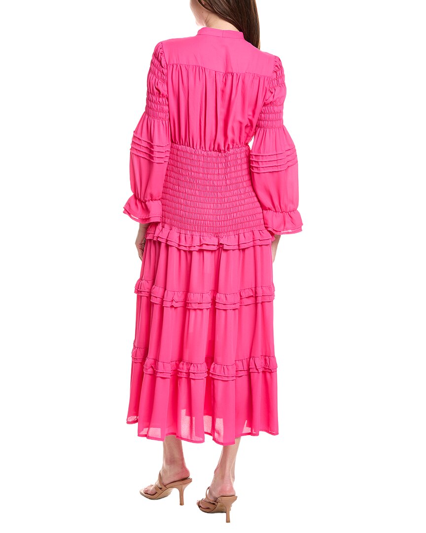 Nancy Yang Nancy Yang Long Sleeve Maxi Dress