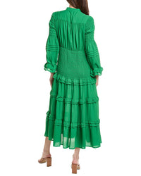 Nancy Yang Nancy Yang Long Sleeve Maxi Dress