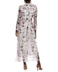 Nancy Yang Nancy Yang Long Sleeves Maxi Dress