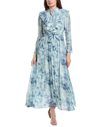 Nancy Yang Nancy Yang Long Sleeves Maxi Dress