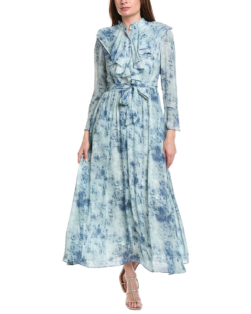 Nancy Yang Nancy Yang Long Sleeves Maxi Dress