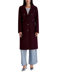 Kenneth Cole Long Wool-Blend Jacket