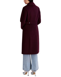 Kenneth Cole Long Wool-Blend Jacket