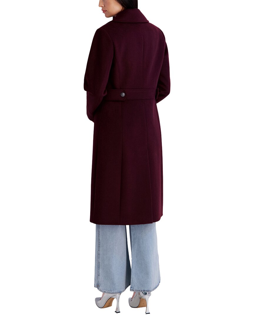 Kenneth Cole Long Wool-Blend Jacket