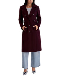 Kenneth Cole Long Wool-Blend Jacket