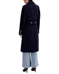 Kenneth Cole Wool-Blend Long Jacket