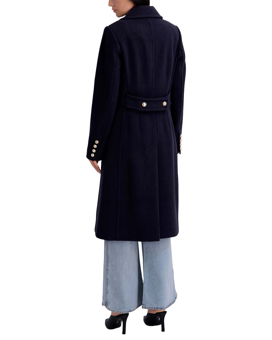 Kenneth Cole Wool-Blend Long Jacket