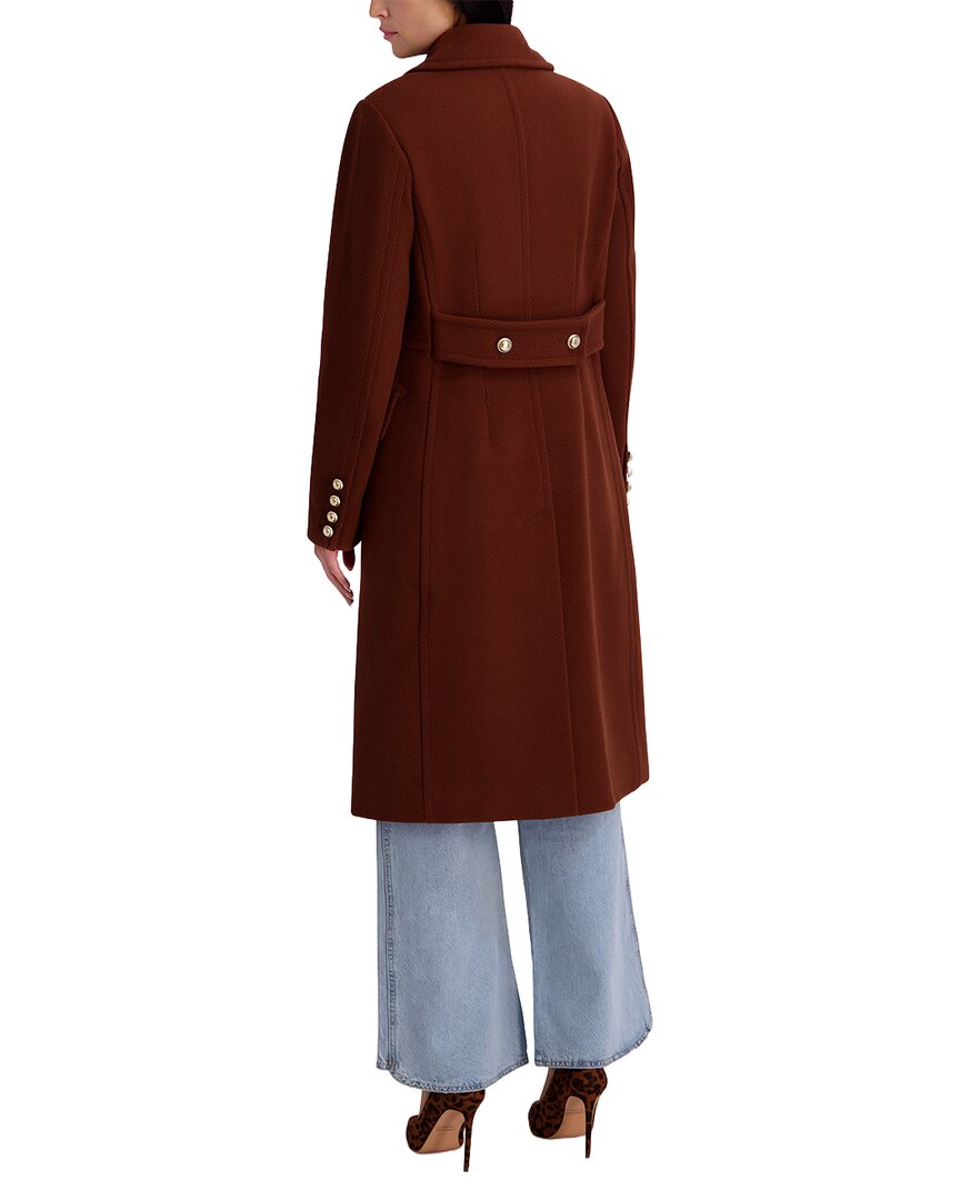 Kenneth Cole Wool-Blend Long Jacket