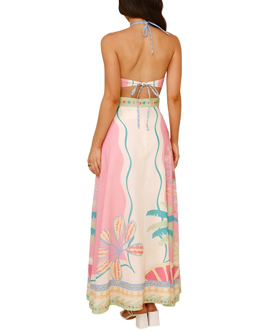 Esea Linen-Blend Midi Dress