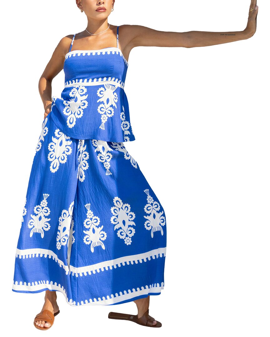 LEON GORI Leon 2Pc Top & Skirt Set