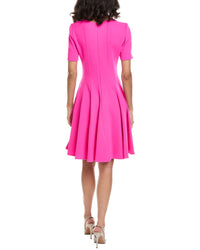 Oscar De La Renta Circular Cut Panel Dress