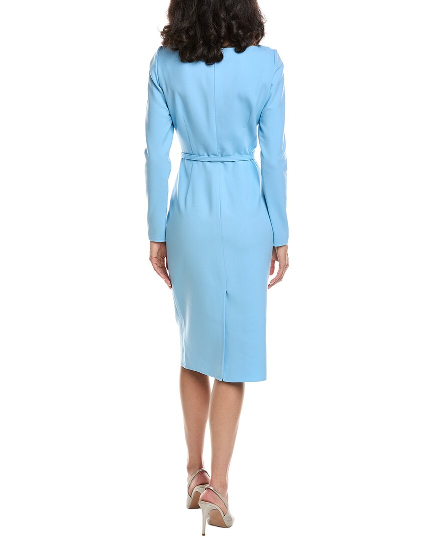 Oscar De La Renta Scoop Neck Pencil Dress