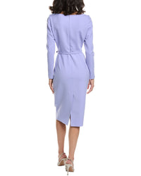 Oscar De La Renta Scoop Neck Pencil Dress
