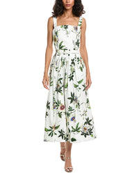Oscar De La Renta Passionflower Tank Dress