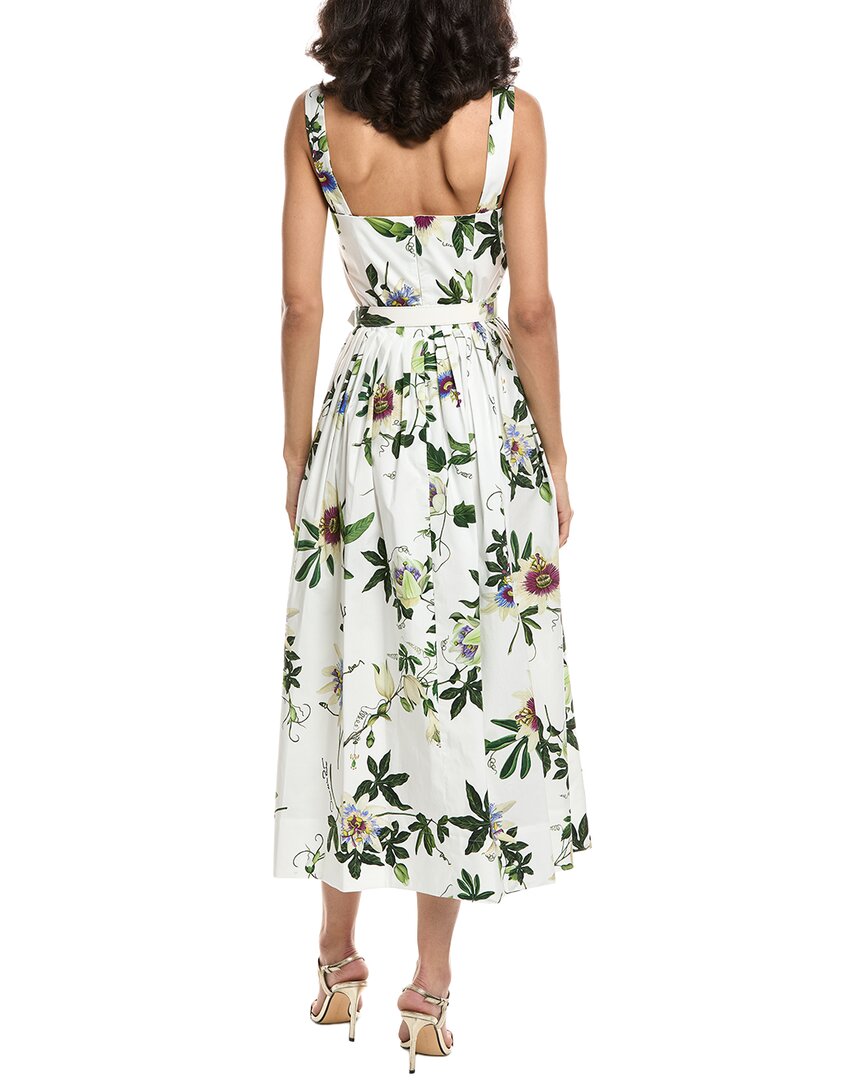 Oscar De La Renta Passionflower Tank Dress