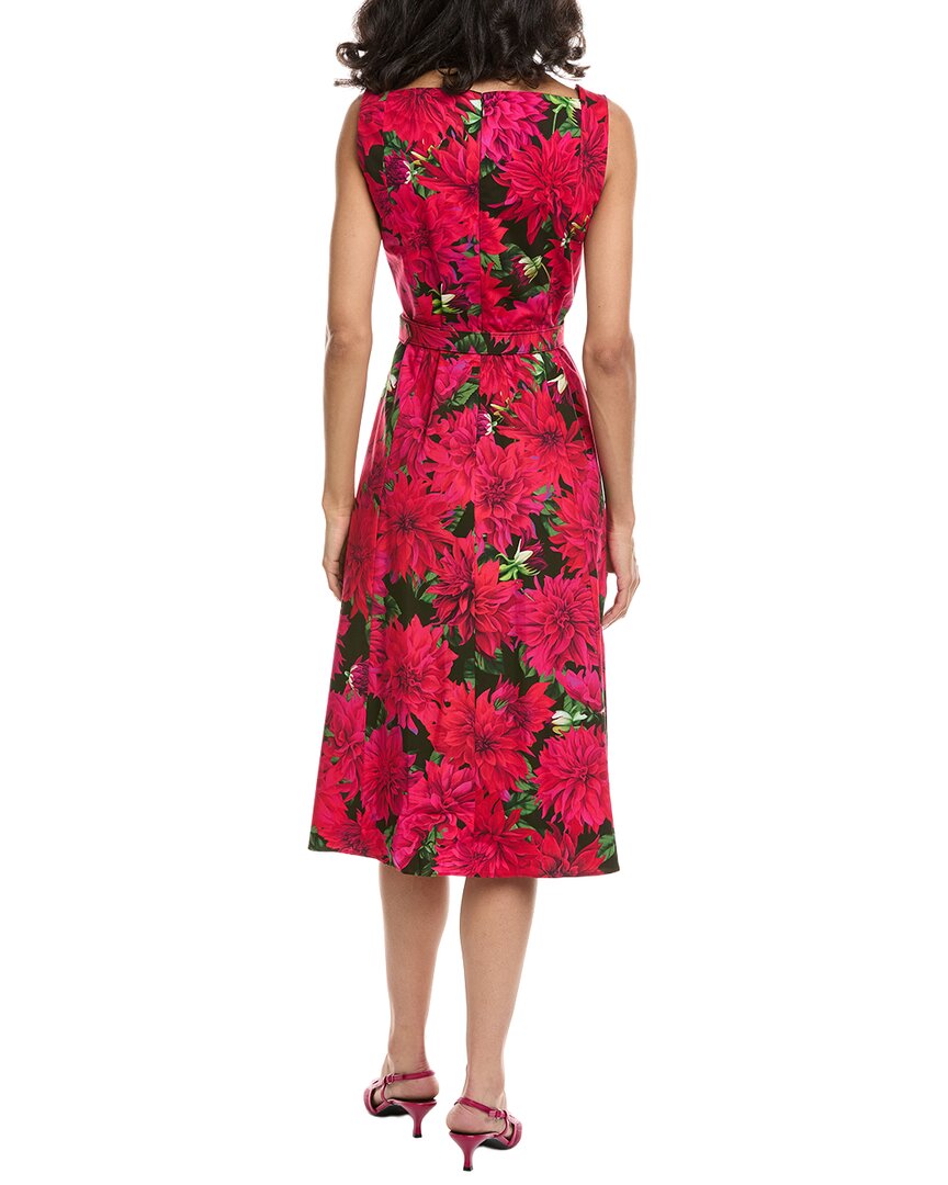 Oscar De La Renta Dahlia Poplin Shirtdress