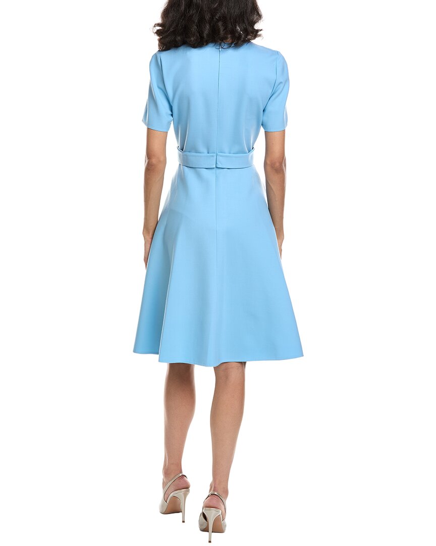 Oscar De La Renta Wool-Blend Midi Dress