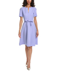 Oscar De La Renta Wool-Blend Midi Dress