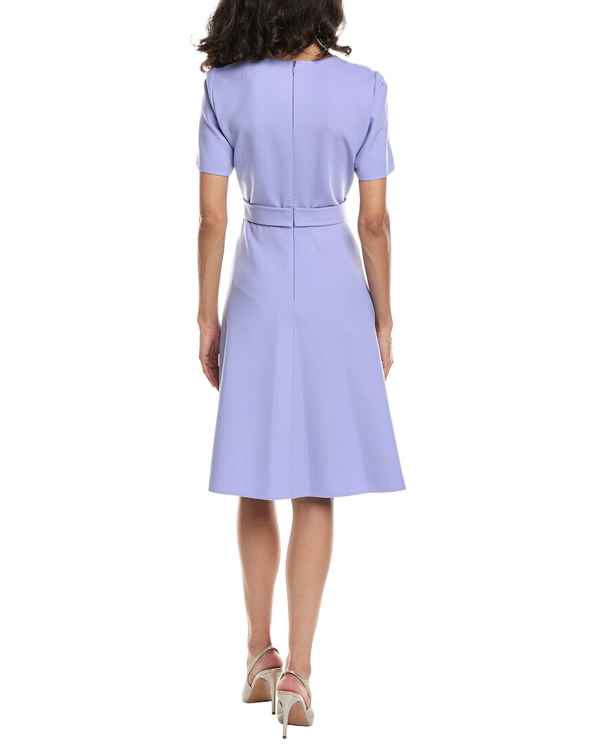 Oscar De La Renta Wool-Blend Midi Dress