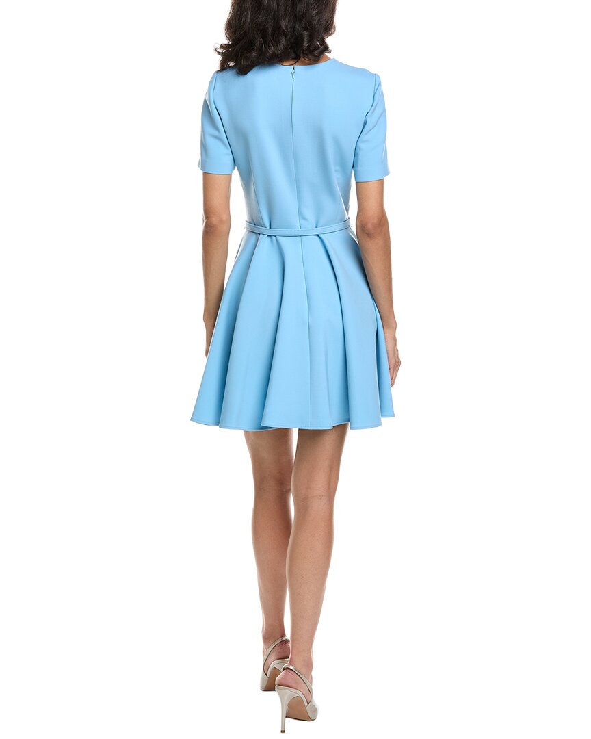 mini dress with flared skirt Strapless Fitted Mini Dress With Flared Skirt And Draping Scarf Attachment main image 0