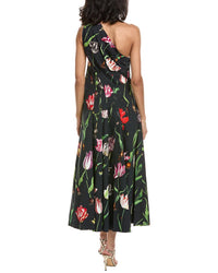Oscar De La Renta Tulip One Shoulder Dress