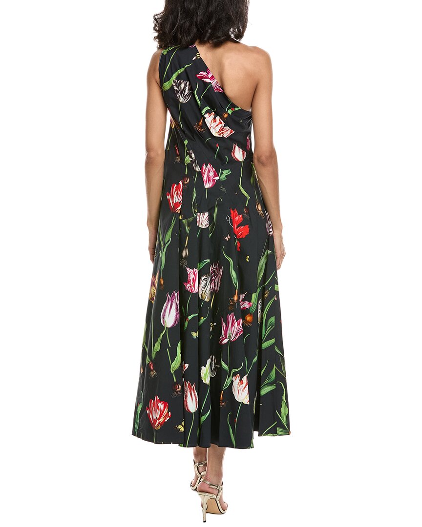 Oscar De La Renta Tulip One Shoulder Dress