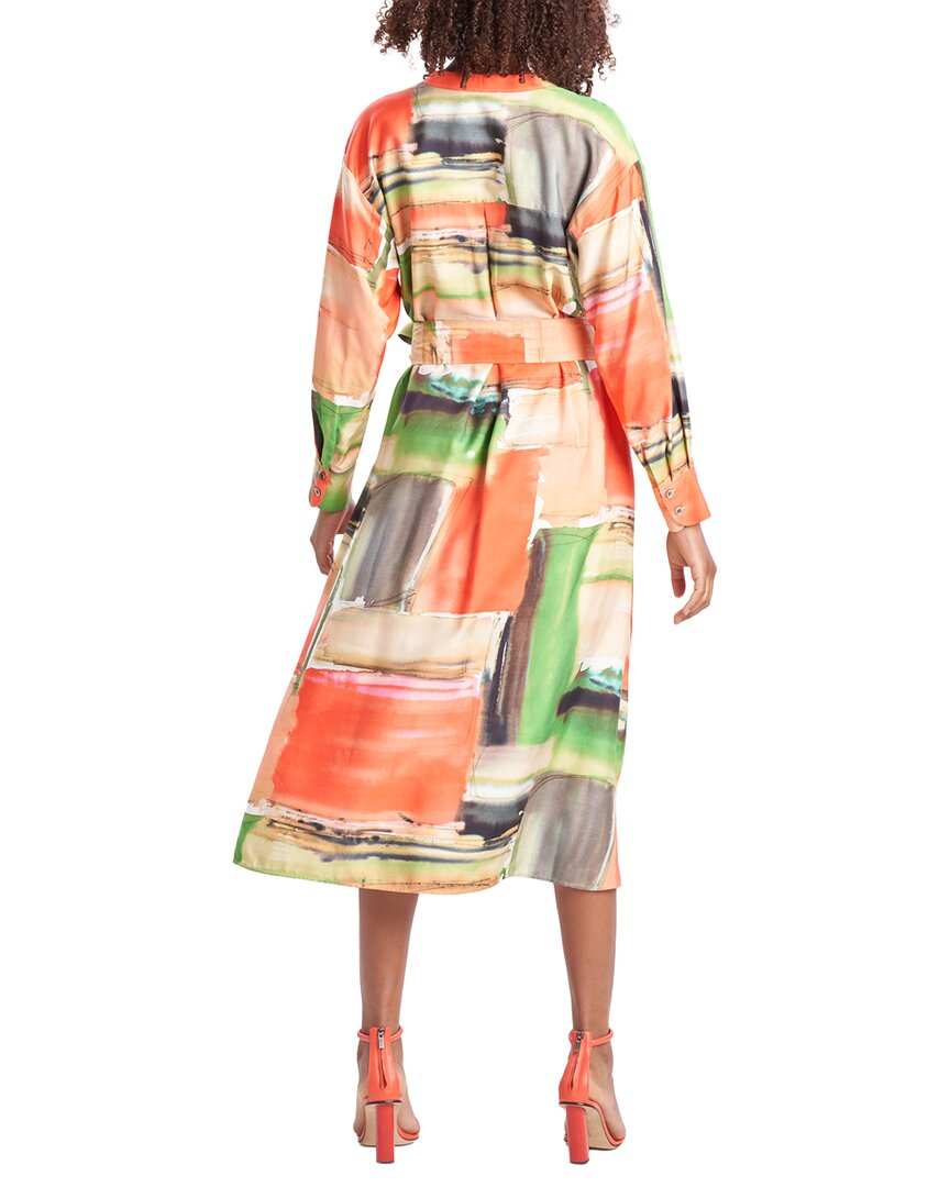 Natori Hikaru Silk-Blend Oversized Dress