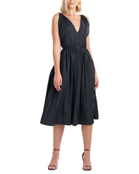 Natori Natori Taffeta Plisse A Line Dress