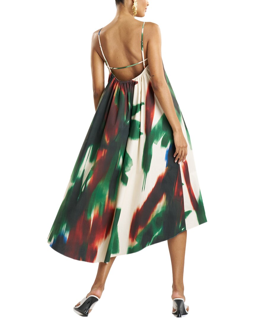 Natori Amalfi Cotton Poplin Open Back Sundress