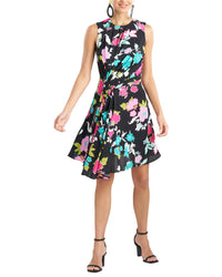 Natori Tangier Printed Silk Georgette Shirtdress